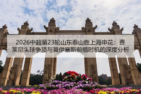 2026中超第23轮山东泰山胜上海申花：费莱尼头球争顶与莫伊塞斯前插时机的深度分析